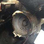 Took the tape off and the electrical end of the s