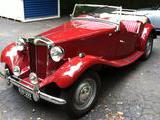 1950 MG TD Maroon Phil Arty Williams