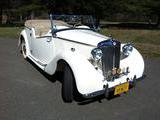 1948 MG Y Type Saloon Old English White Phil Arty Williams