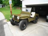 1948 Willys Jeep CJ2A Green Phil Arty Williams