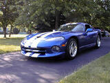 1996 Dodge Viper Blue White Stripes Ronald Marcuse