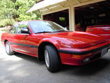 1989 Honda Prelude Red Don Scott